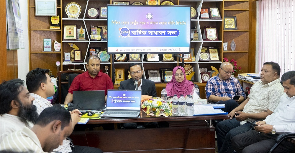 বক্তব্য রাখছেন ব্যবস্থাপনা কমিটির সভাপতি মো. সেলিম আহমেদ